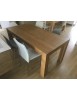 MOBILI 2G - TAVOLO ALLUNGABILE IN LEGNO DI ROVERE NODATO MISURA L.140 P.90 H.77