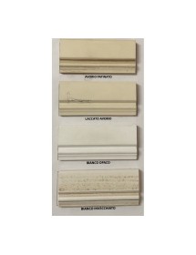 MOBILI 2G - Cassettiera arte povera 13 cassetti con ribalta legno vari colori 144x54x95 (125) vista frontale