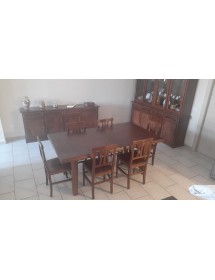Tavolo rettangolare allungabile in legno l.180 p.100 h.78 (67)