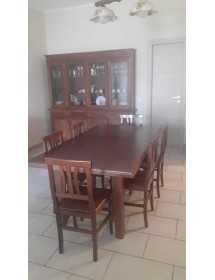 Tavolo rettangolare allungabile in legno l.180 p.100 h.78 (67)