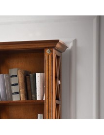 LIBRERIA CLASSICA 5 RIPIANI IN LEGNO BASSANO 62X40X191