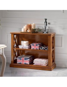 RETRODIVANO LIBRERIA CLASSICO IN LEGNO BASSANO 100X38X81