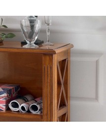 RETRODIVANO LIBRERIA CLASSICO IN LEGNO BASSANO 100X38X81