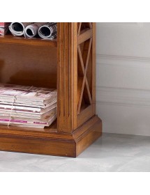 RETRODIVANO LIBRERIA CLASSICO IN LEGNO BASSANO 100X38X81