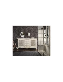 MADIA 2 PORTE 4 CASSETTI PAGLIA DI VIENNA SHABBY 200X52x113