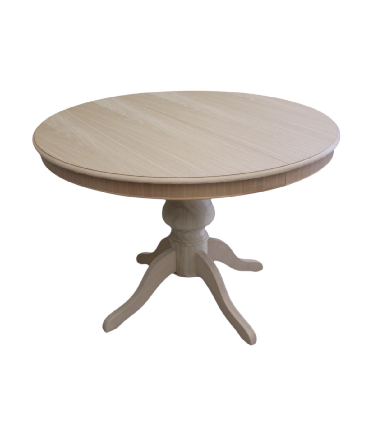 MOBILI 2G - TAVOLO ROTONDO ALLUNGABILE GREZZO DIAMETRO 100X100H.80 VISTA FRONTALE