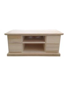 MOBILI 2G - PORTA TV  4 CASSETTI CON VANO A GIORNO GREZZO  L.120 P.53 H.53