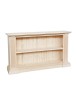 MOBILI 2G - LIBRERIA A GIORNO INTAGLIATA LEGNO GREZZO 177X40X101