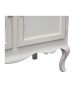 MOBILI 2G - Madia credenza 2 porte 2 cassetti legno shabby bianco consumato 114x49x97 (3064) VISTA FRONTALE