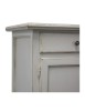 MOBILI 2G - Madia credenza 2 porte 2 cassetti legno shabby bianco consumato 114x49x97 (3064) VISTA FRONTALE