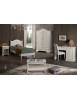 MOBILI 2G - ARMADIO IN LEGNO 2 PORTE SHABBY BIANCO 138X61X200 (471) vista frontale
