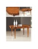 MOBILI 2G - TAVOLO OVALE IN LEGNO ALLUNGABILE L.160 P.100 H.78 vista frontale
