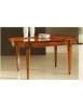 MOBILI 2G - TAVOLO OVALE IN LEGNO ALLUNGABILE L.160 P.100 H.78 vista frontale