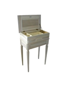 Porta gioie classico legno 4 cassetti tinta noce 58x36x90 (969)