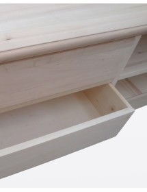 PORTA TV IN LEGNO IN LEGNO SHABBY TORTORA MADREPERLA 182X50X61 (1372)
