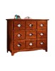 MOBILI 2G - CASSETTONE IN LEGNO MASSELLO 9 CASSETTI MISURA L.147 P.55 H.119 (981)