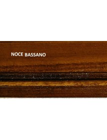 Parete attrezzata classica in legno tinta noce bassano e vari color...