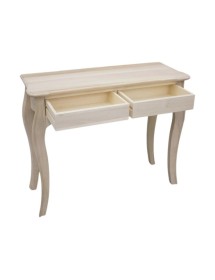CONSOLLE IN LEGNO LACCATA BIANCO OPACO MISURE L.101 P.38 H.82 (3106)