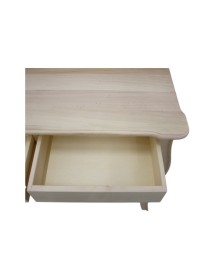CONSOLLE IN LEGNO LACCATA BIANCO OPACO MISURE L.101 P.38 H.82 (3106)