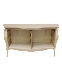 COMÒ BOMBATO CLASSICO 6 CASSETTI ARANCIONE ORO 162x58 x85 (3246)
