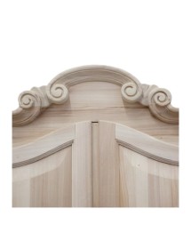 ARMADIO ARTE POVERA 2 PORTE IN LEGNO TINTA NOCE 122X60X204 (1204)