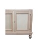 MOBILI 2G - Libreria Classica 2 Porte 2 ripiani Legno Grezzo 100X40X194 (1519)