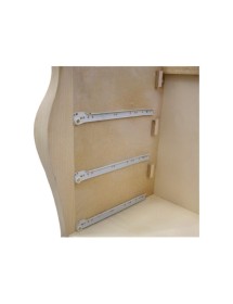 Mobile Bagno Doppio Lavabo Verde Acqua Marina Madreperlato 162x58x83 cm