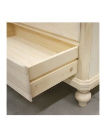 COMO' IN LEGNO 6 CASSETTI TINTA NOCE L.90 x P.45 H.88 (708)