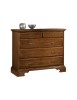 MOBILI 2G -  Cassettiera classica 5 cassetti legno tinta noce 117x51x101 (466)