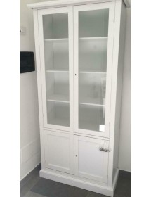 MOBILI 2G - Soggiorno arte povera legno shabby chic bianco opaco