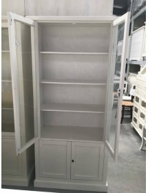 MOBILI 2G - Soggiorno arte povera legno shabby chic bianco opaco