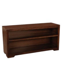 MOBILI 2G - Porta tv 2 vani a giorno legno vari colori 120x40x60 vista frontale