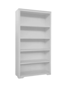 MOBILI 2G - Libreria componibile 5 vani a giorno legno vari colori 100x40x187 vista frontale