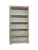 MOBILI 2G - Libreria componibile 5 vani a giorno legno vari colori 100x40x187 vista frontale